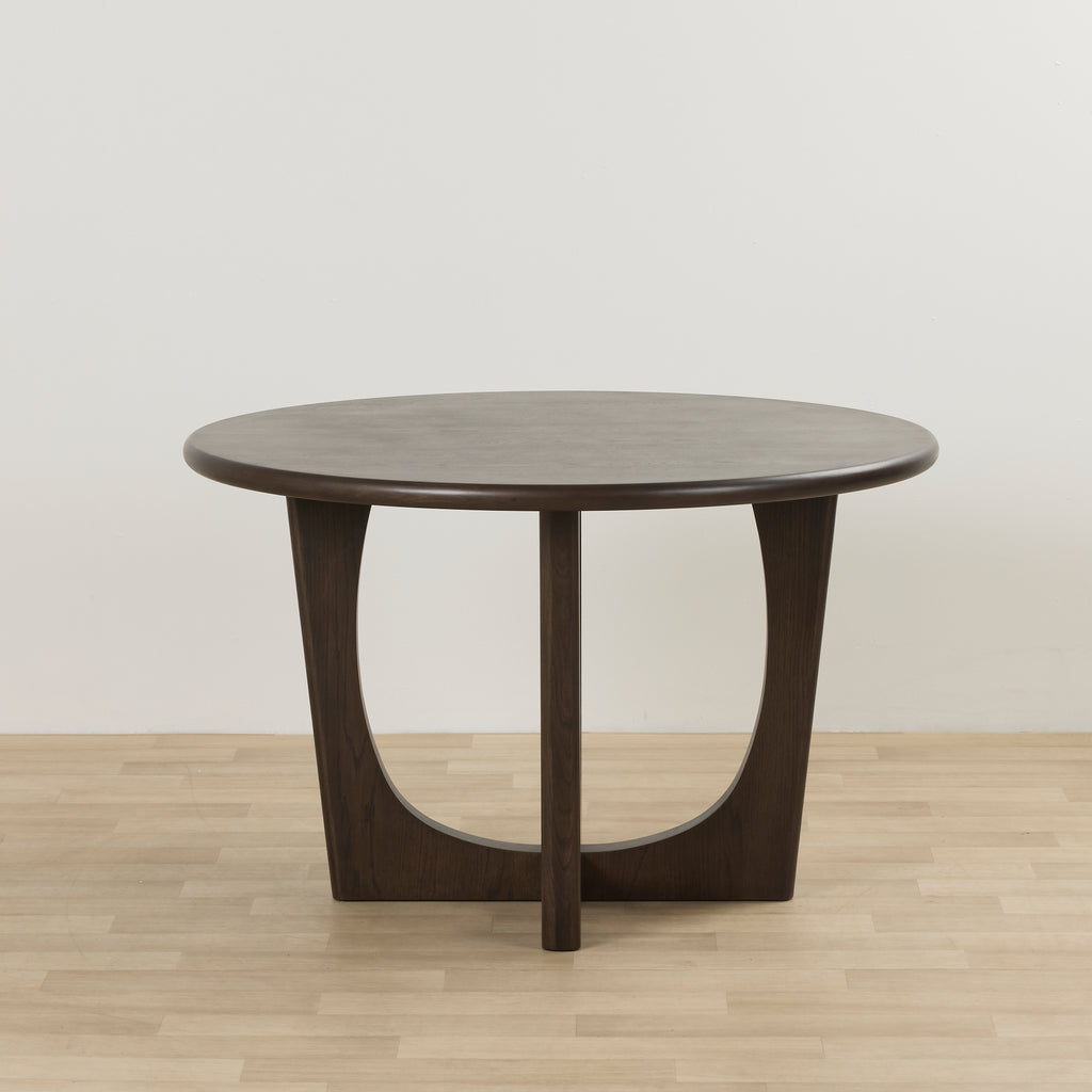 Samson Dining Table - Round - Espresso – nood