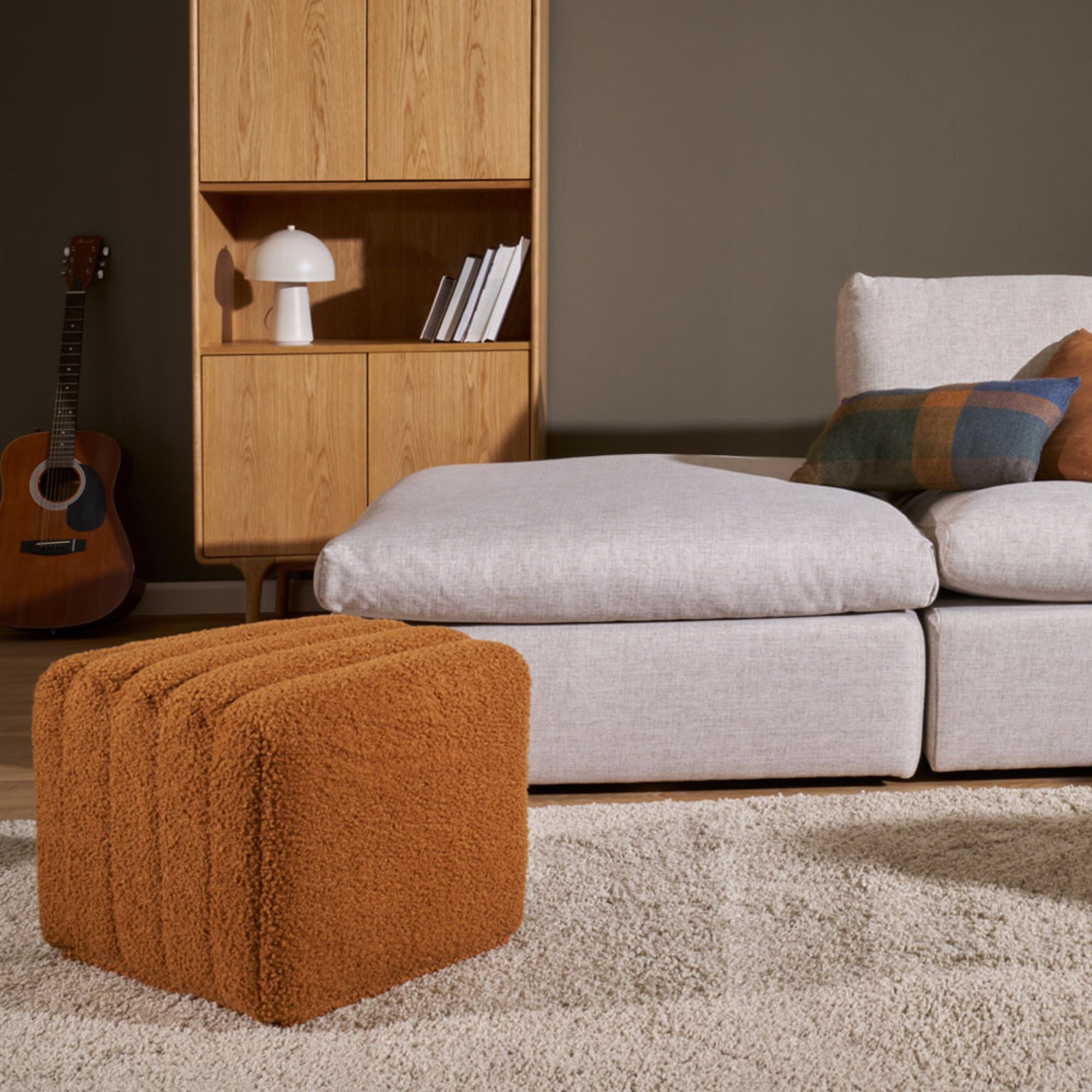 Maddox 300cm Shag Rug - Linen – nood
