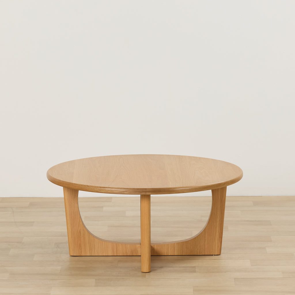 Samson Round Coffee Table - Oak – nood