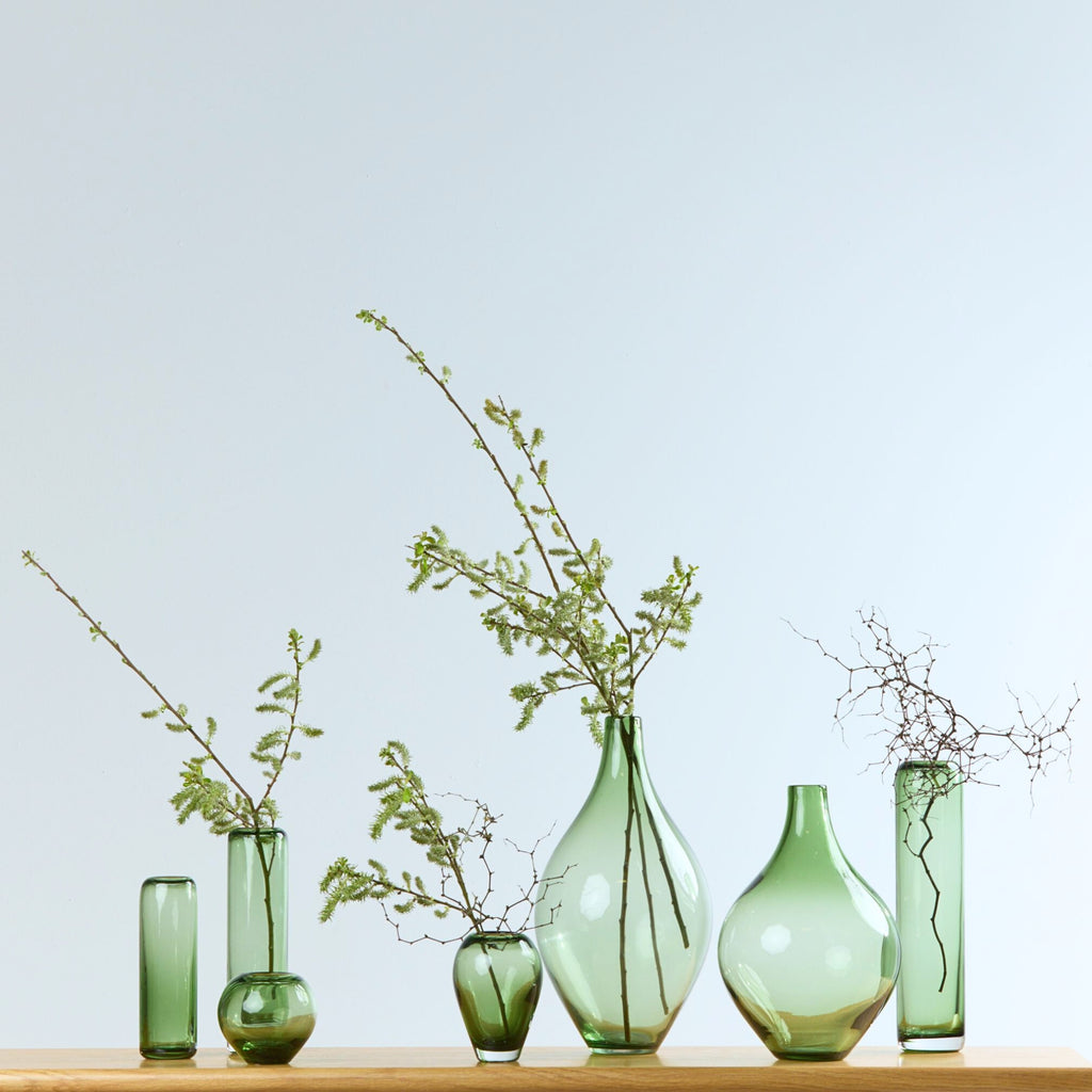 COLUMN GLASS VASE - HOME DECORATION - 02