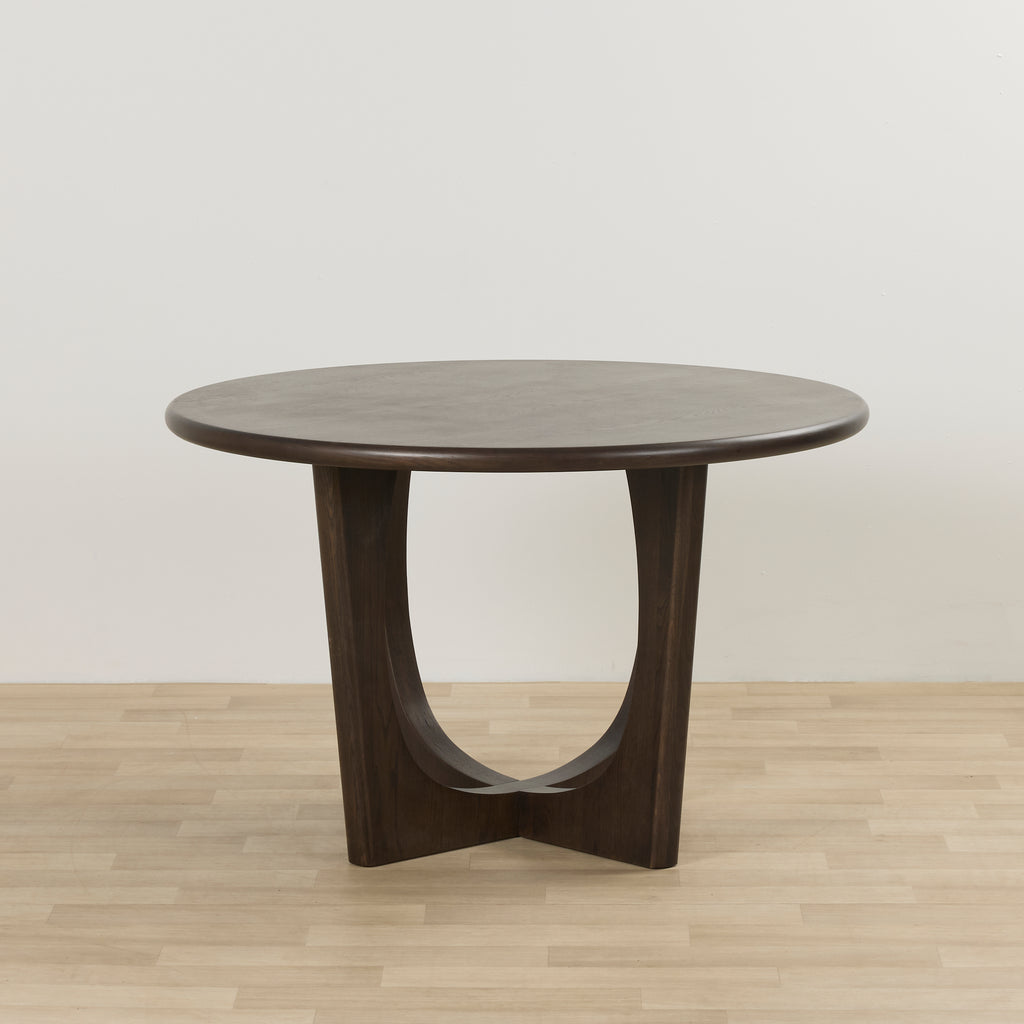 Samson Dining Table - Round - Espresso – nood