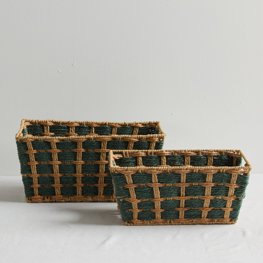 CHECKER BASKET - HOME DECORATION - 02
