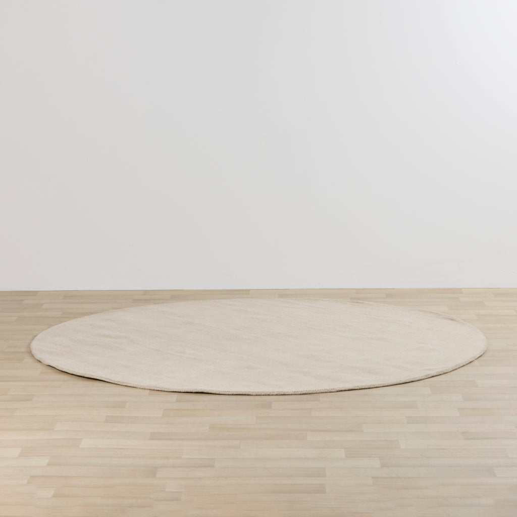 AXEL ROUND WOOL RUG - HOME DECORATION - 01