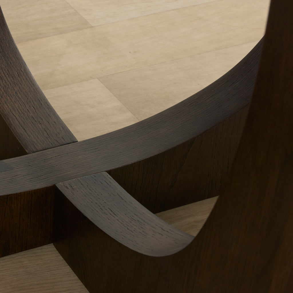 Samson Dining Table - Round - Espresso – nood