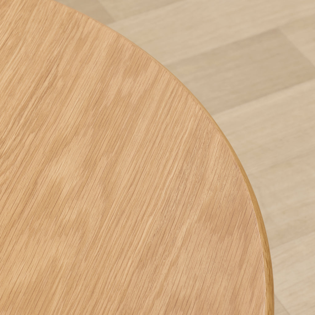 Samson Round Coffee Table - Oak – nood