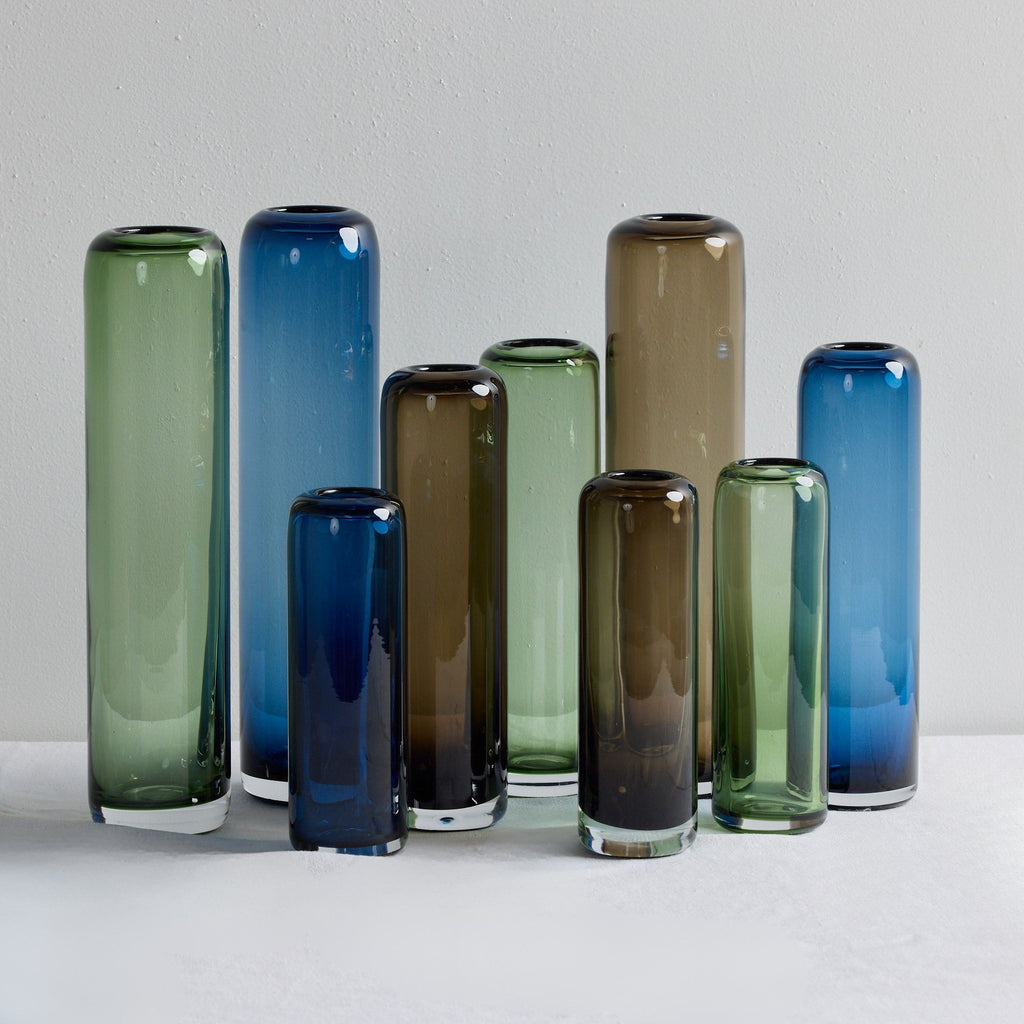 COLUMN GLASS VASE - HOME DECORATION - 04