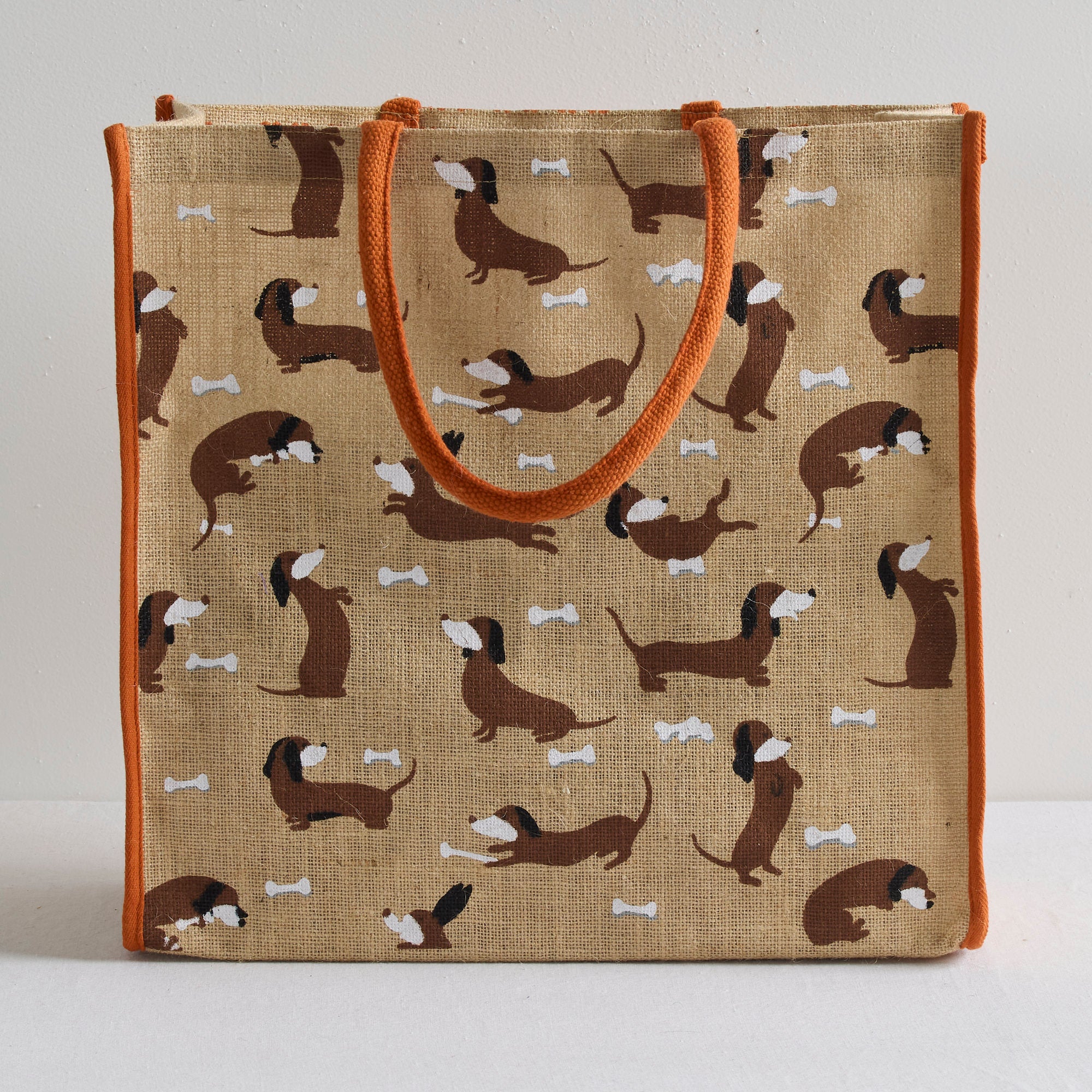 Jute Bag Dogs Large – nood