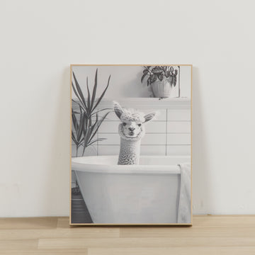 ALPACA BATH PRINT - GIFTS & GADGETS - 01