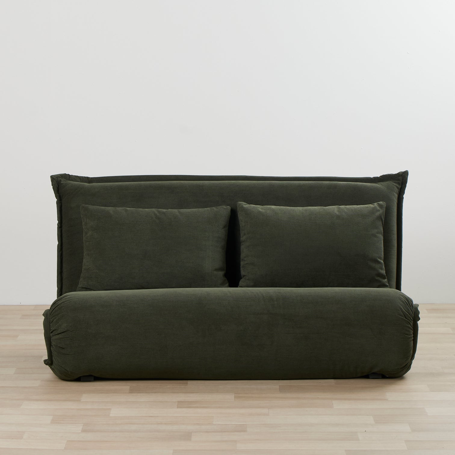 Overlap Sofa Bed Double Green nood