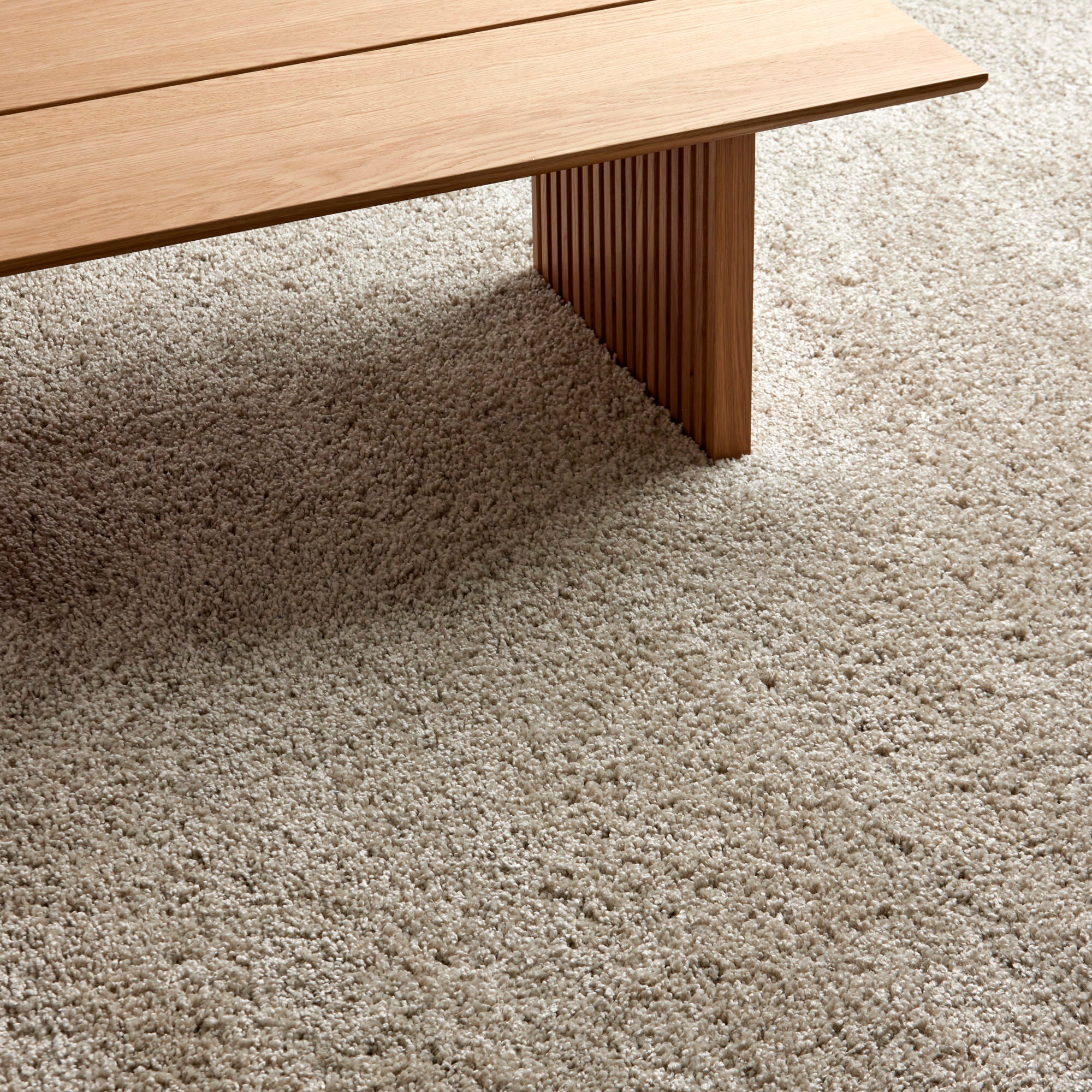 Maddox 300cm Shag Rug - Linen – nood