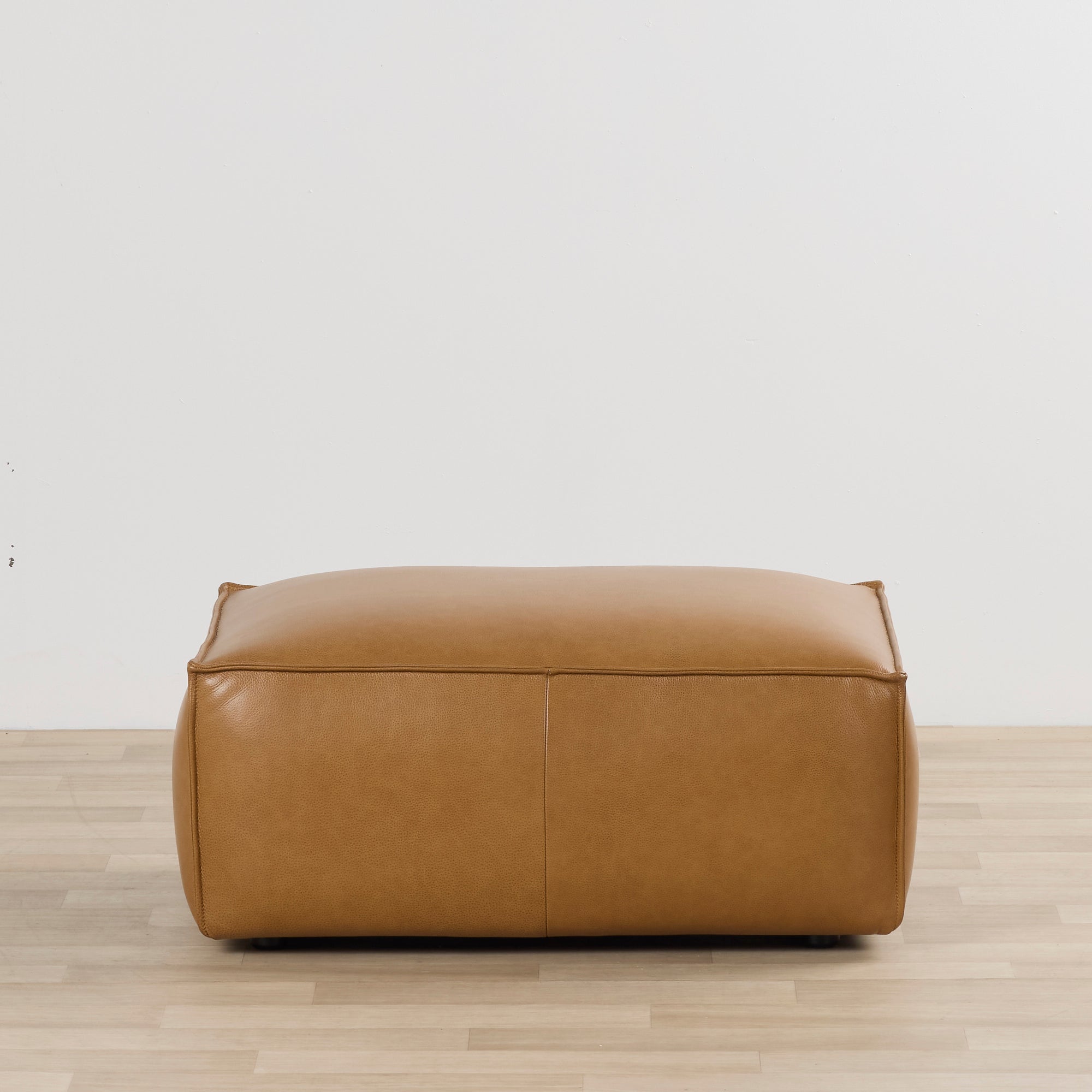 Augusta Ottoman - Tan