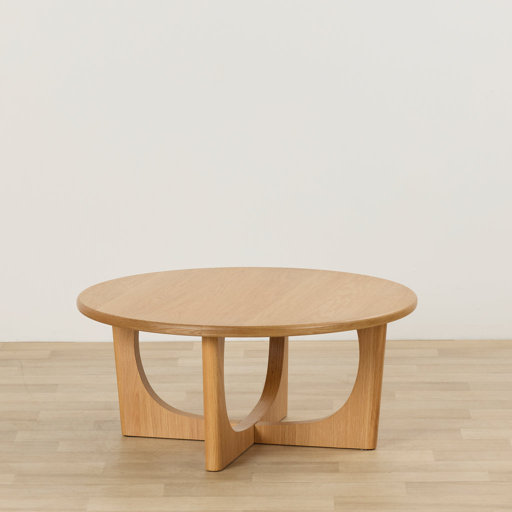 Samson Round Coffee Table - Oak – nood