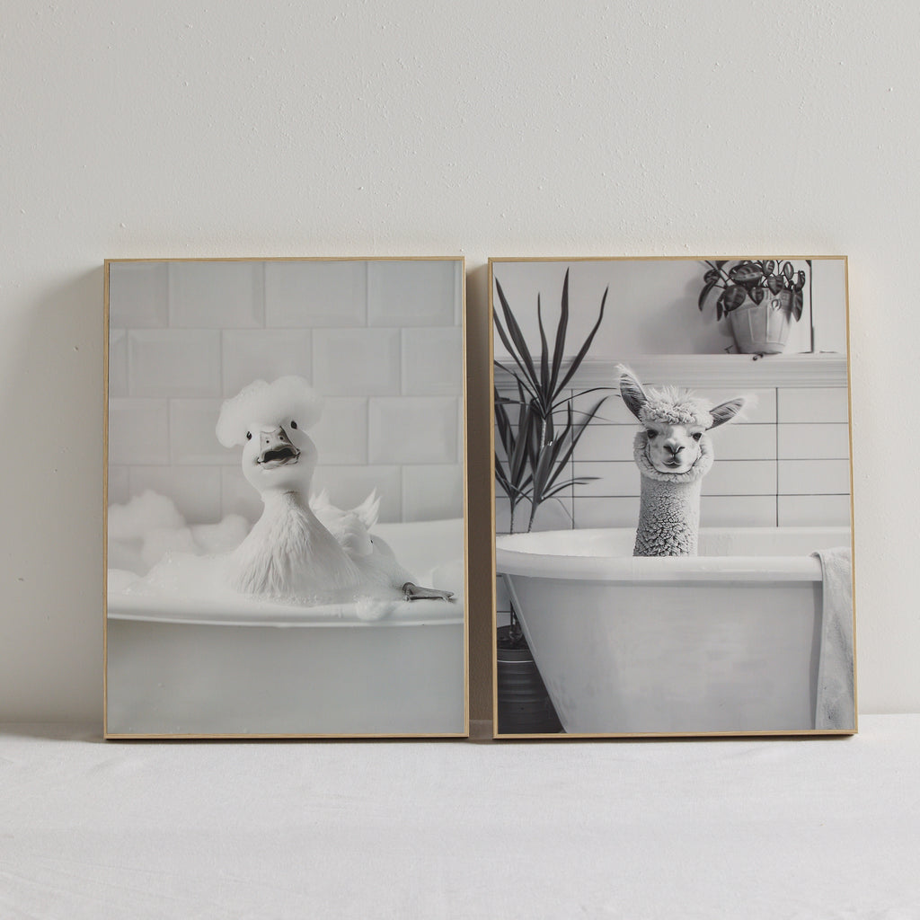 ALPACA BATH PRINT - GIFTS & GADGETS - 02