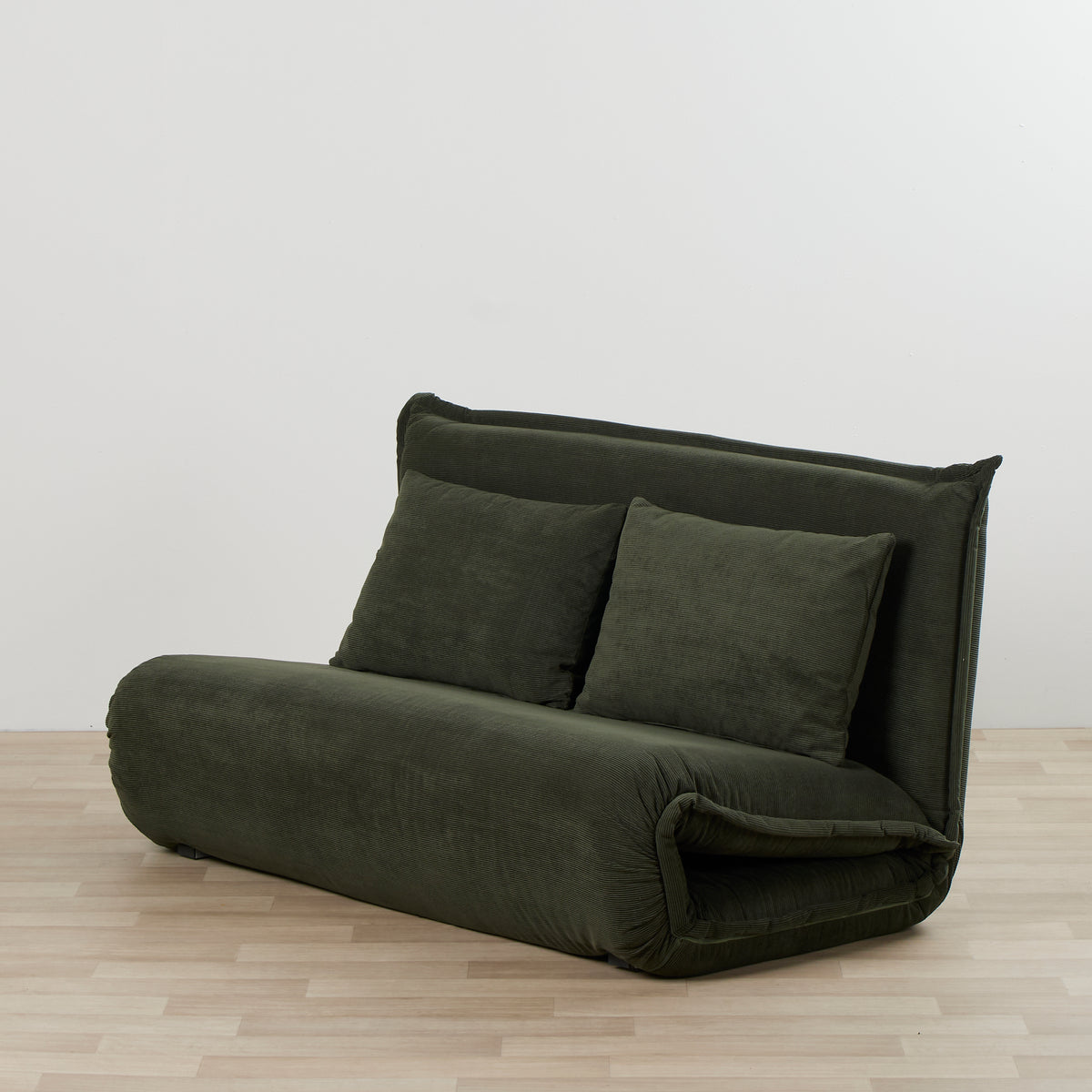 Overlap Sofa Bed Double Green nood