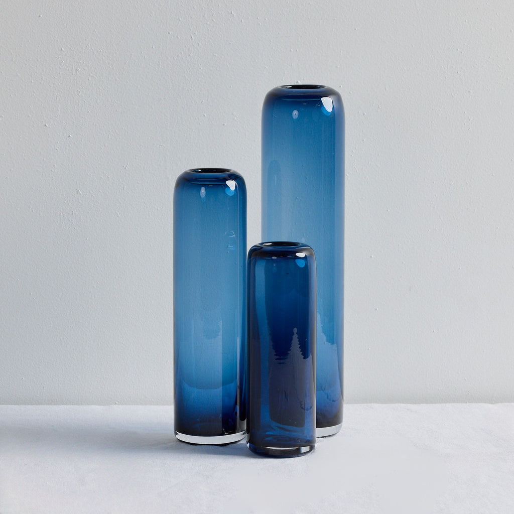 COLUMN GLASS VASE - HOME DECORATION - 02
