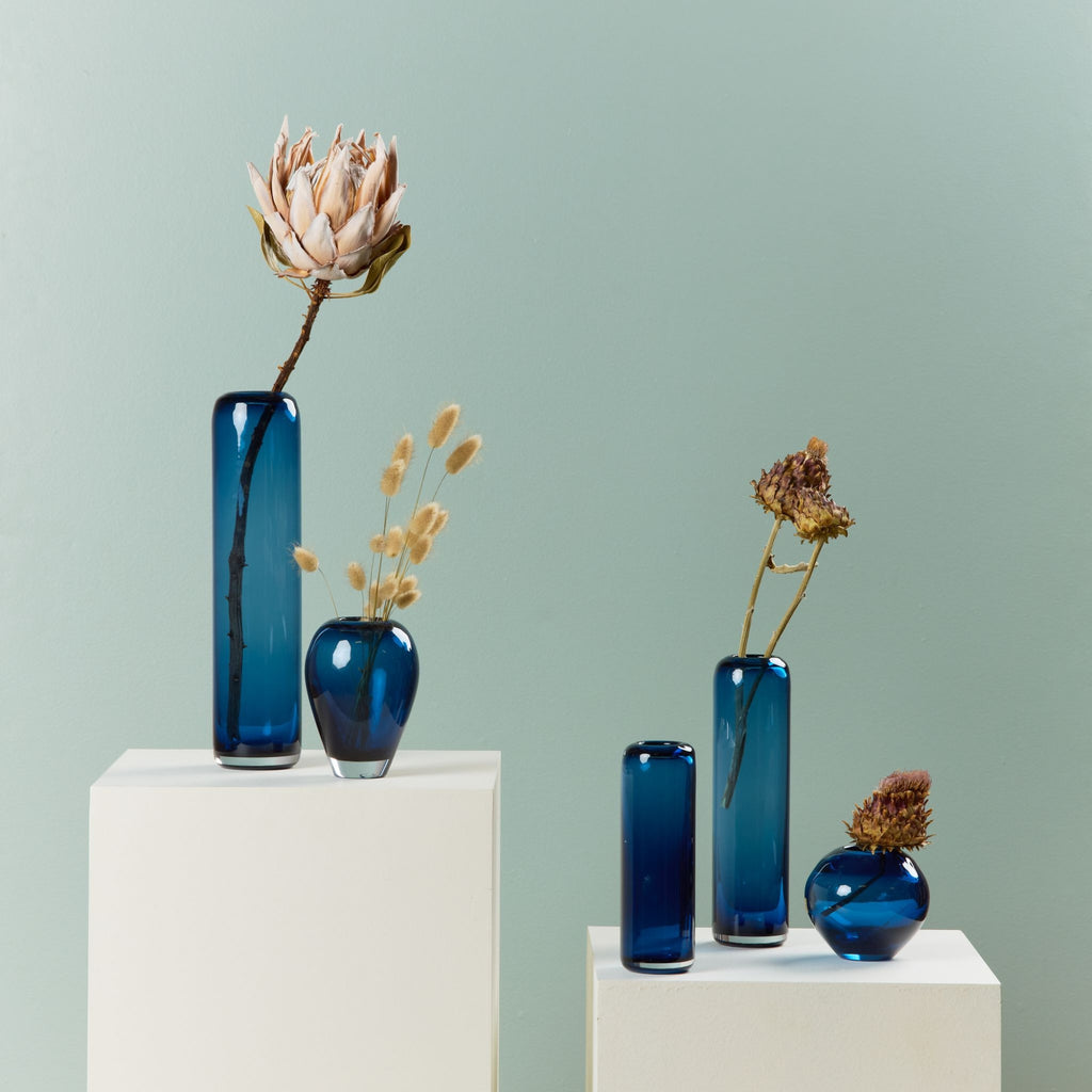 COLUMN GLASS VASE - HOME DECORATION - 02