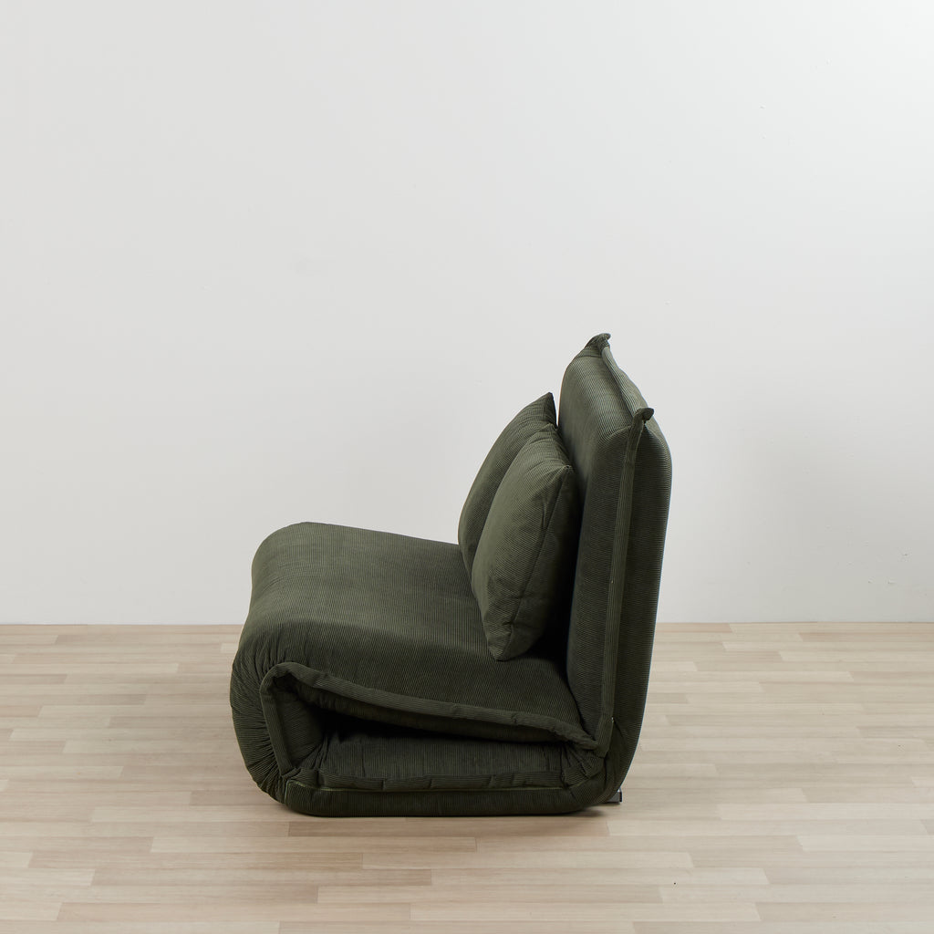 Overlap Sofa Bed Double Green nood